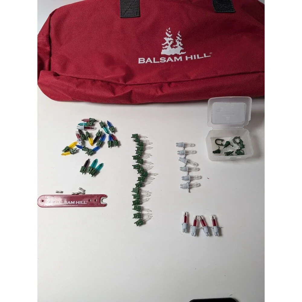 Balsam Hill Replacement Christmas Tree Bulbs Fuses Light & Accessory Lot